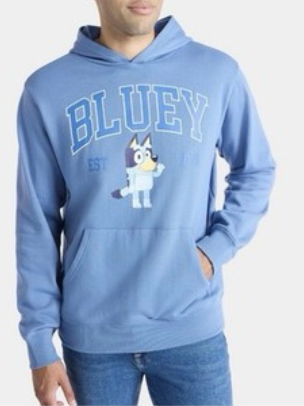 Bluey Graphic Hoodie Sweatshirt - Blue